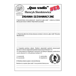 „quo vadis” zadania egzaminacyjne
