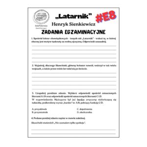 latarnik. zadania egzaminacyjne.
