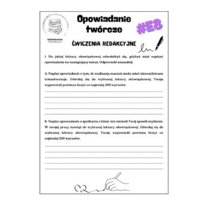 opowiadanie twórcze zadania