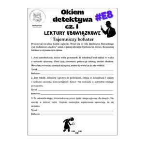 okiem detektywa. tajemniczy bohater.