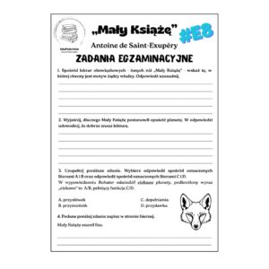 „mały książę". zadania egzaminacyjne e8.