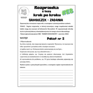 pakiet 2 rozprawka krok po kroku