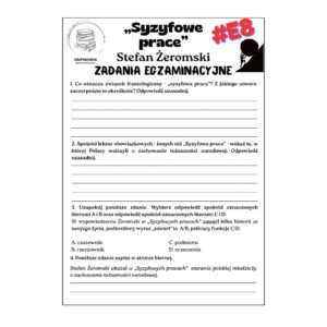 syzyfowe prace. zadania egzaminacyjne.