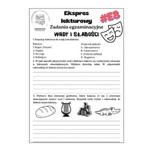 zestaw powtórzeniowy – e8. wady i słabości.